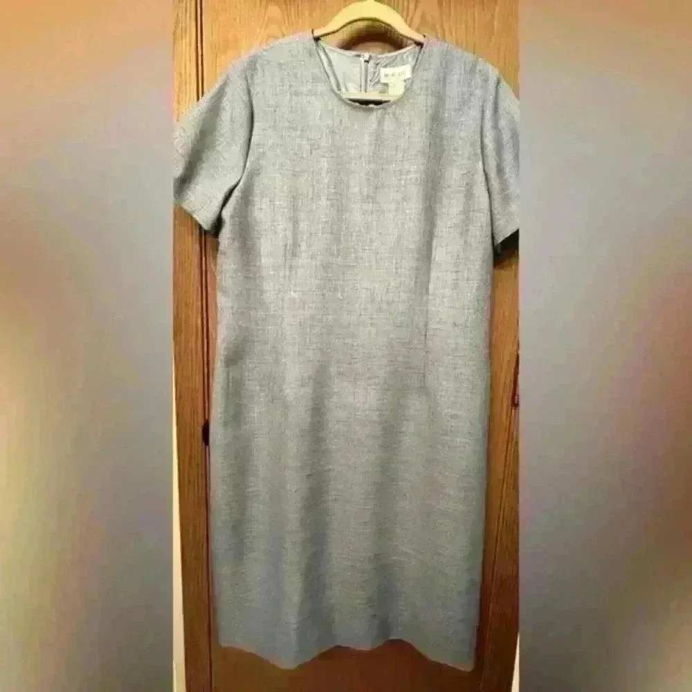 Vintage Henry Lee Cocktal/Work Dress - Size 16 - Blue